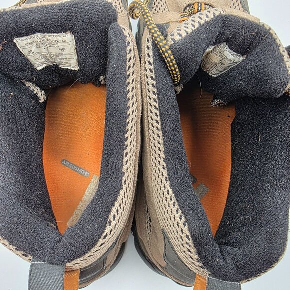 Merrell Moab Ventilator Mid Mens Size 11.5 Walnut Brown Hiking Boots Camping - Picture 5 of 13